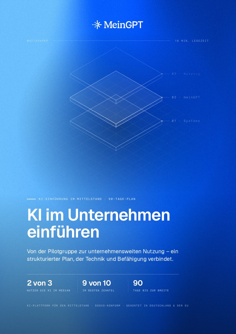 KI im Unternehmen einführen – Der 90-Tage-Plan