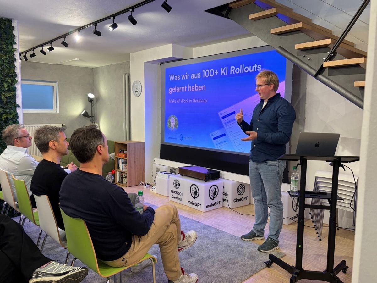 Vortrag „Was wir aus 100+ KI-Rollouts gelernt haben“ bei AI Connect 2025