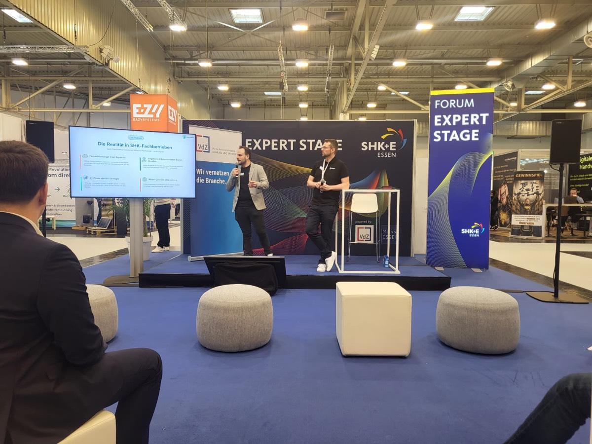 meinGPT auf der Expert Stage der SHK+E Essen