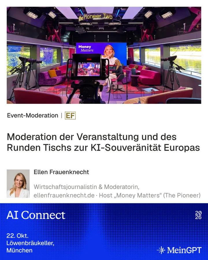 Speaker-Ankündigung: Ellen Frauenknecht, Moderation